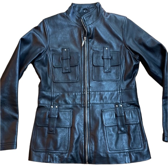 Aviatrix Leather Jacket Size:M - Picture 2 of 8